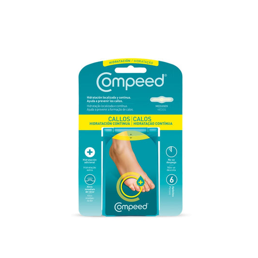 Compeed Juanetes Hidratante Apósitos Medianos x6