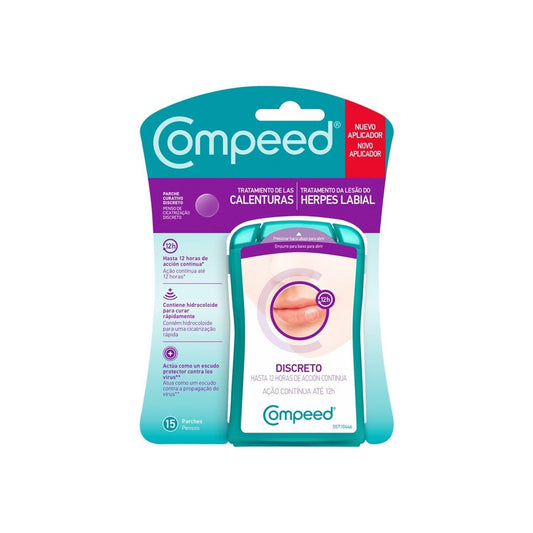 Compeed Calenturas Tratamiento 15 apósitos invisibles