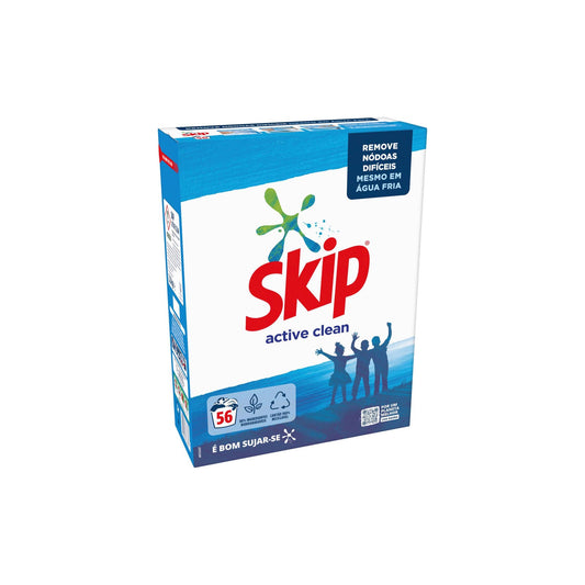 Detergente em Pó Skip Active Clean para Roupa 2.8 kg