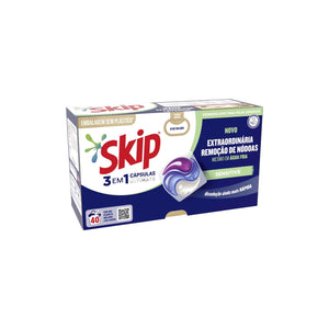 Skip Ultimate Sensitive Cápsulas para Roupa 0,844 kg