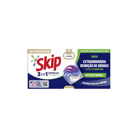 Skip Detergente Roupa Active Fresh Cápsulas 675 g