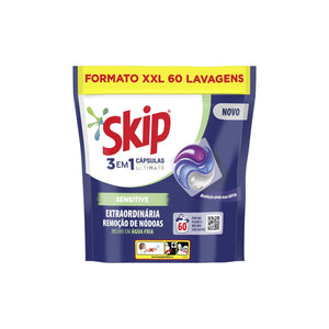 Skip Ultimate Sensitive Cápsulas Detergente Roupa 1.266 kg
