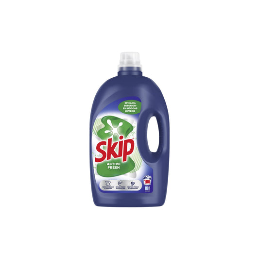 Detergente Líquido Skip Active Fresh para Máquina 4,613 kg