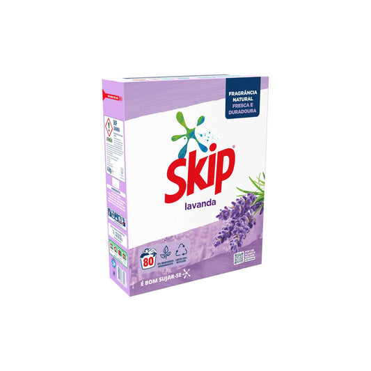 Detergente em Pó Skip Lavanda para Máquina de Roupa 4 kg
