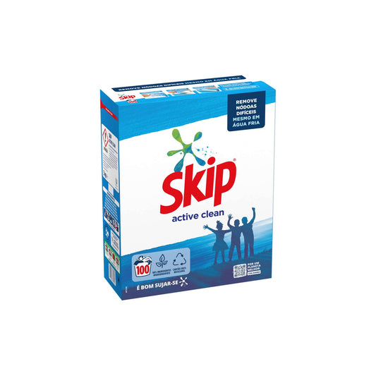 Detergente em Pó Skip Active Clean para Máquina de Roupa 5 kg