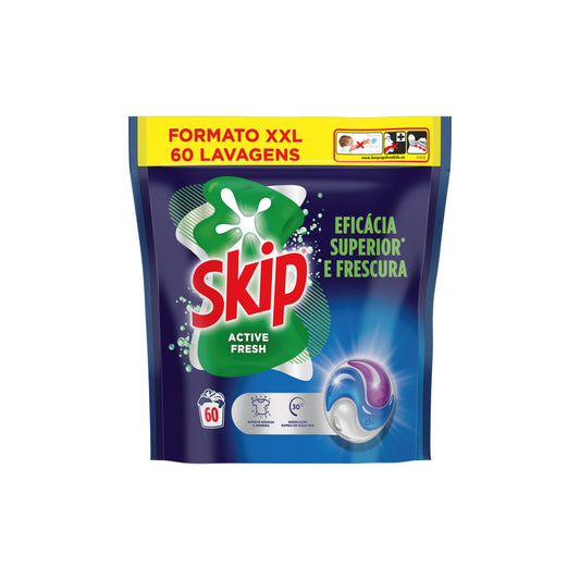 Skip Active Fresh Detergente em Cápsulas para Roupa, 1.266 kg