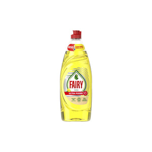 Fairy Detergente Manual Loiça Ultra Poder Limão 654 ML 650 ml