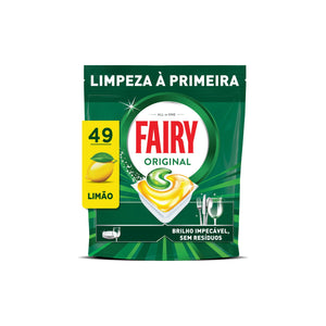 Pastilhas Fairy Original Limão para Máquina Loiça 49 unidades