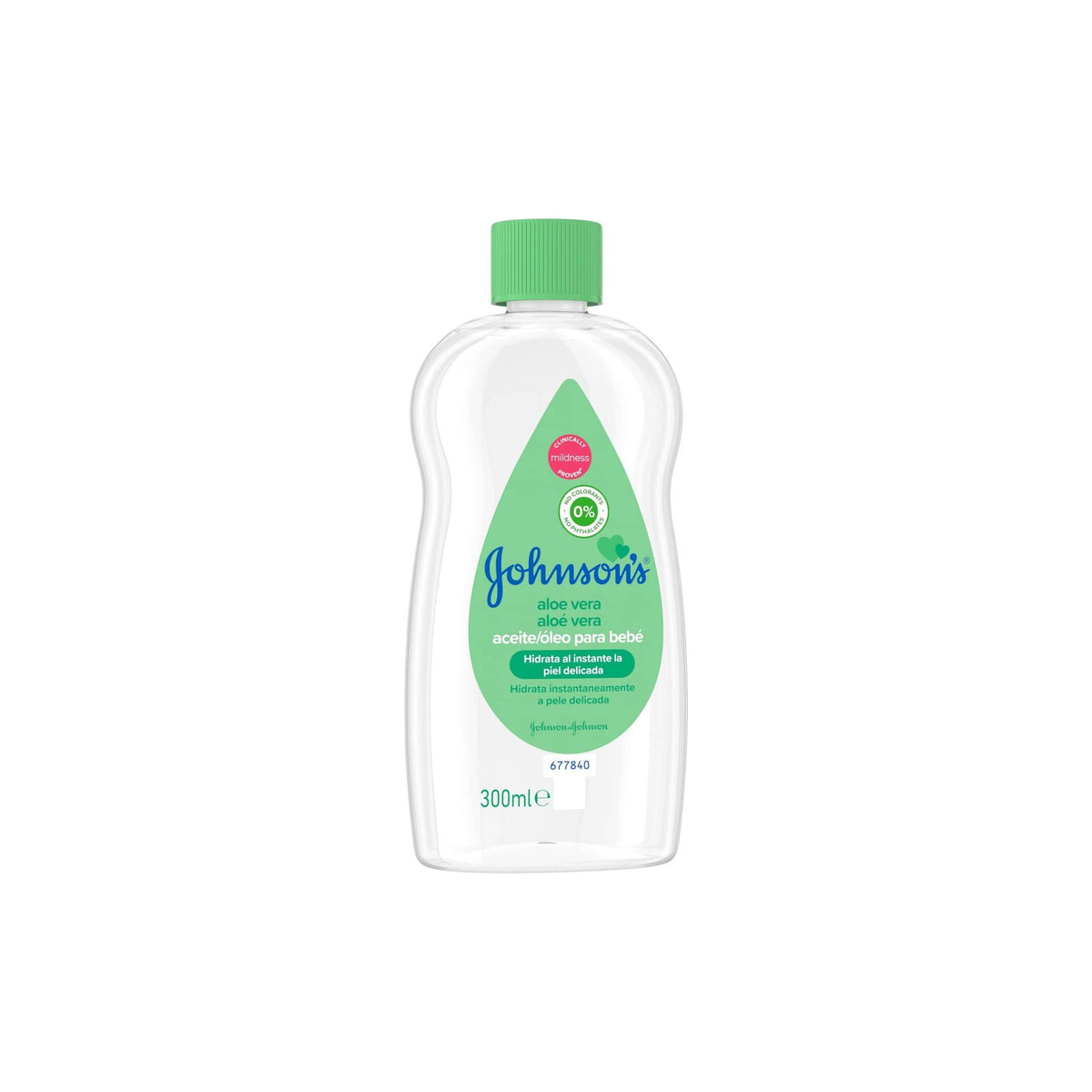 Johnson's Óleo Suave Aloe Vera 300 ml