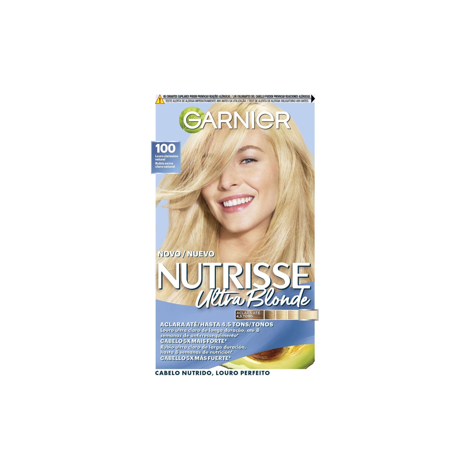 Garnier Nutrisse Coloração Permanente Louro Muito Claro Natural 10.0 140 ml