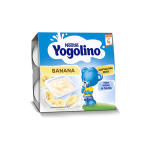 Nestlé Yogolino Banana (+6 meses) Sem Glúten Pack 4 x 100 gr
