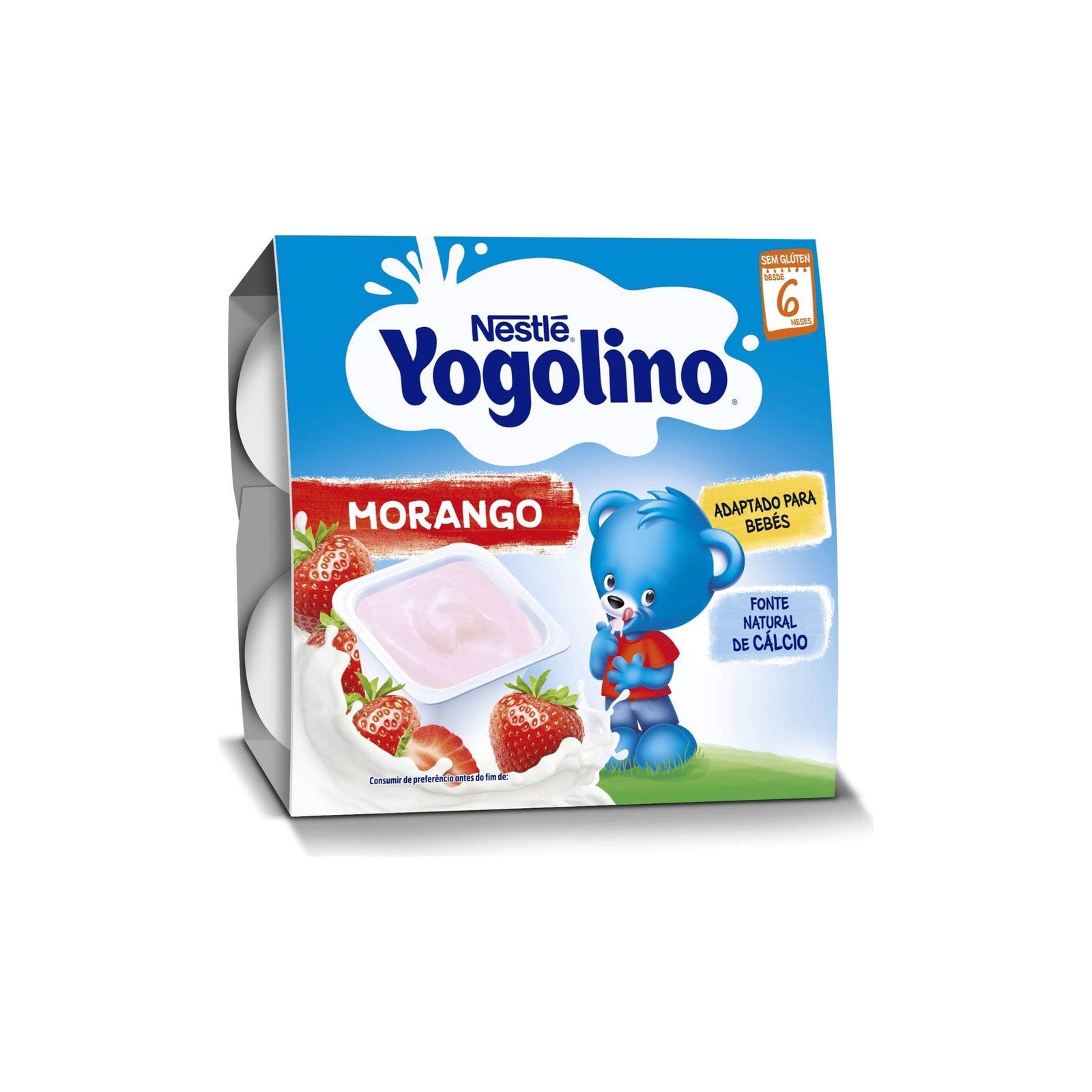 Nestlé Yogolino Morango (+6 meses) Pack 4 x 100 gr