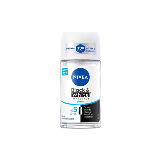 Nivea Invisible for Black & White Desodorizante Roll-on Fresh 50 ml