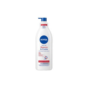 Nivea Repara & Cuida Leite Corporal Body Milk com Doseador para Pele Extra Seca 400 ml