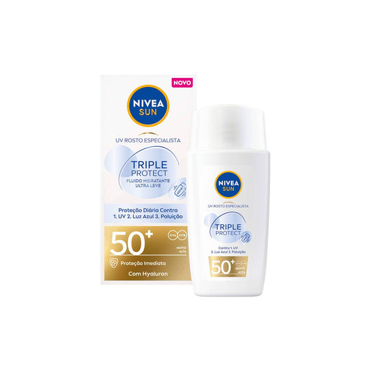 Nivea Sun Protetor Solar Fluído para Rosto FPS 50+ 40 ml