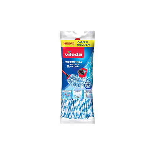 Vileda Recarga Esfregona Microfibra & Algodão