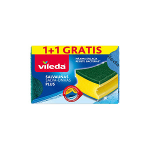 Vileda Esfregão Salva Unhas Anti-bactérias 1+1