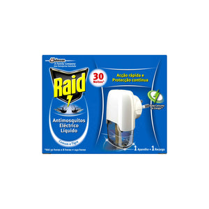 Raid Insecticida Eléctrico Voadores + Recarga 30 Noites