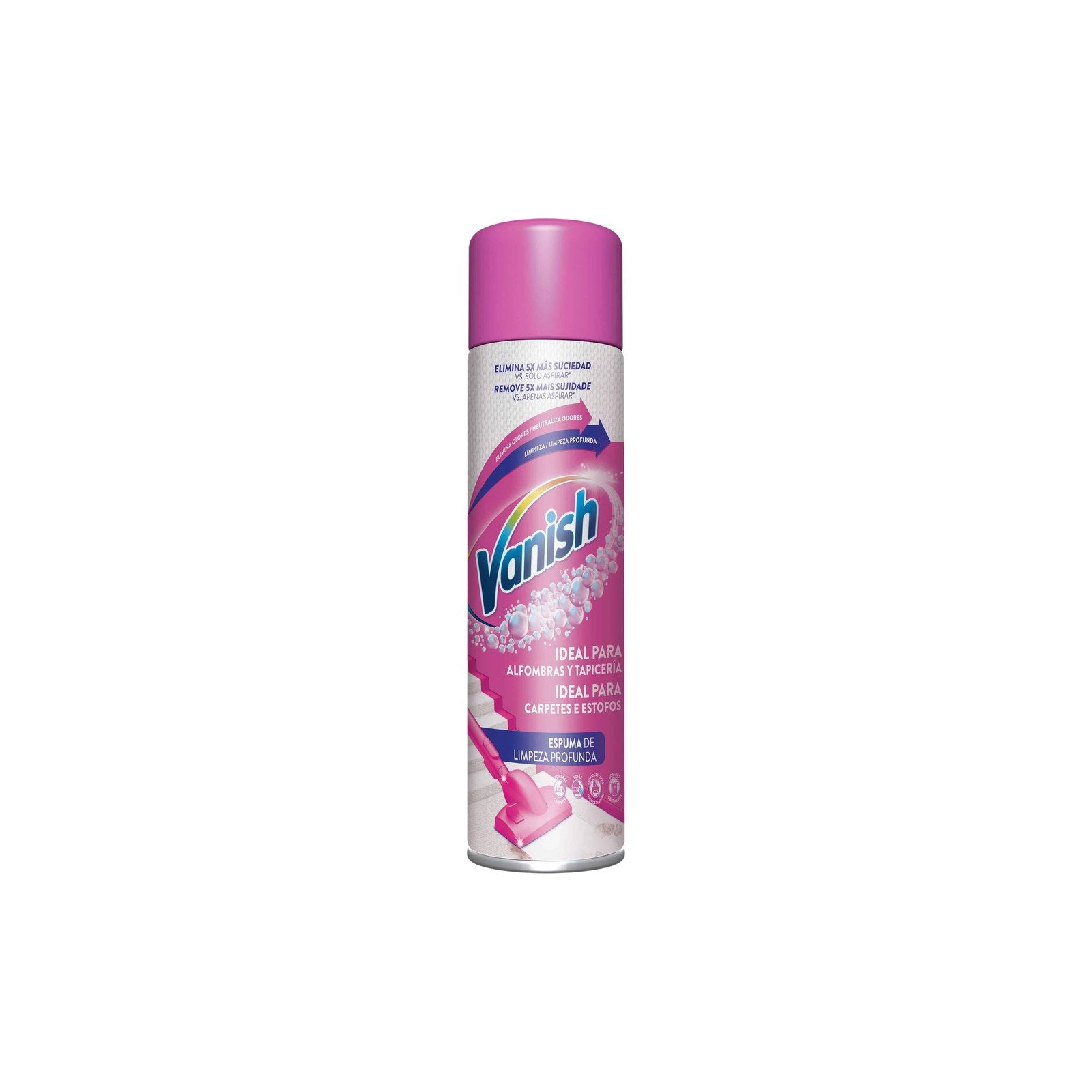 Vanish Espuma Limpeza de Carpetes 600 ml