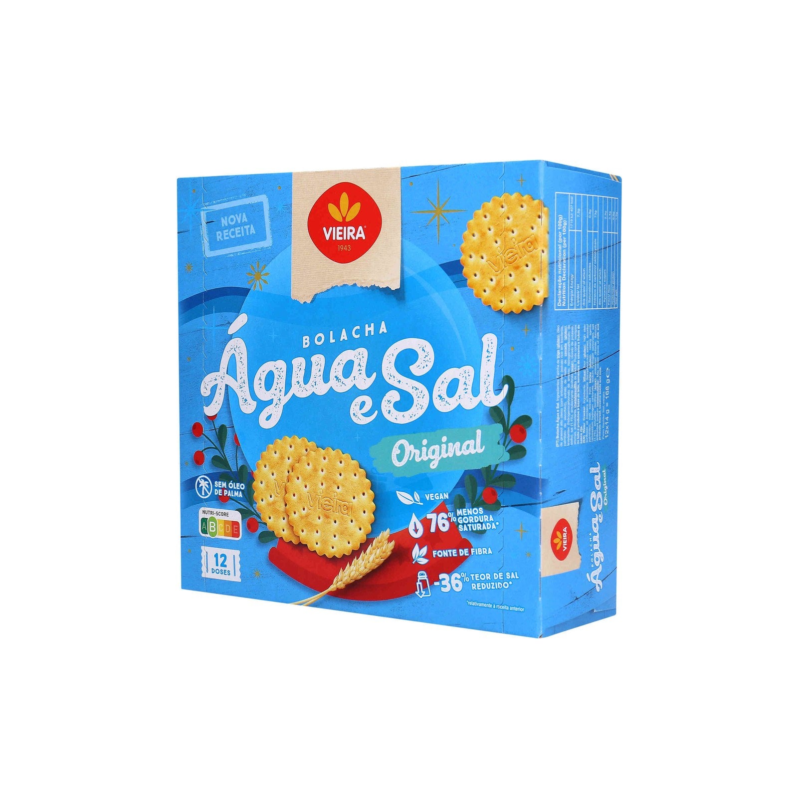 Vieira Água e Sal Doses 12 x 14 gr