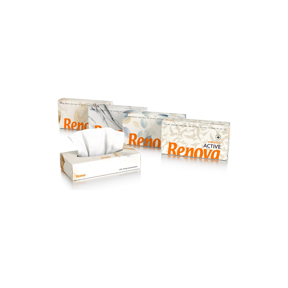 Renova Lenços Faciais Active Maxi 70 un