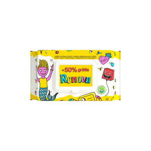 Renova Papel Higiénico Húmido Kids Recarga 60 un
