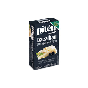 Pitéu Bacalhau em Azeite com Alho 120 gr