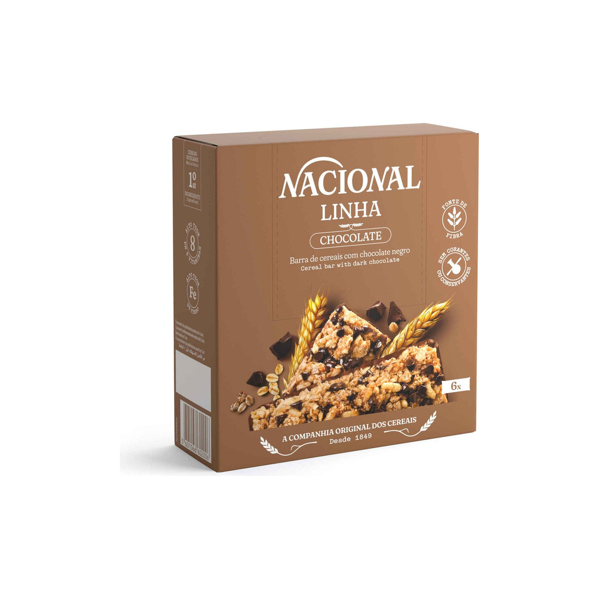 Nacional + Linha Barras Cereais Chocolate Negro 138 gr