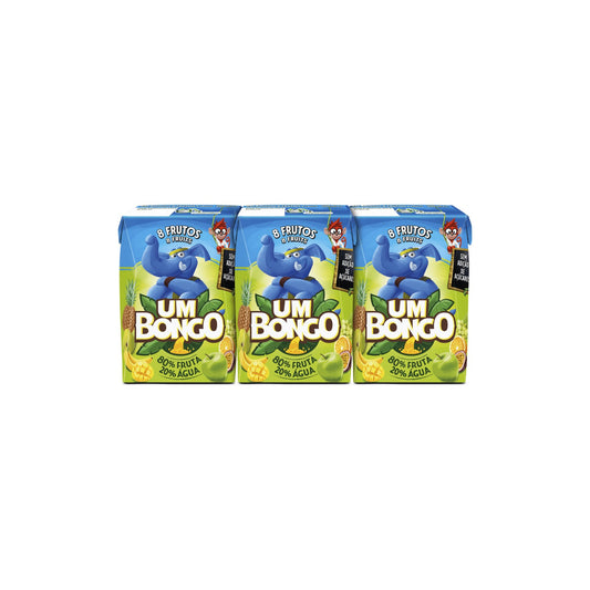 Um Bongo Néctar 8 Frutos - Pack 3 x 20 cl