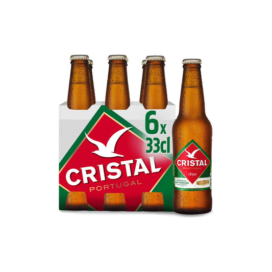 Cristal Cerveja com Álcool 33 cl - Pack 6 x 33 cl