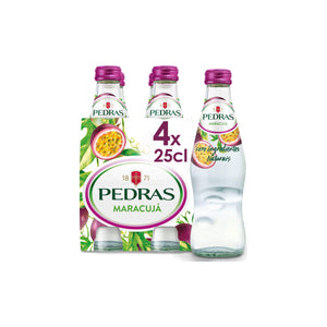 Pedras Maracujá Água com Gás TP 4 x 25 cl