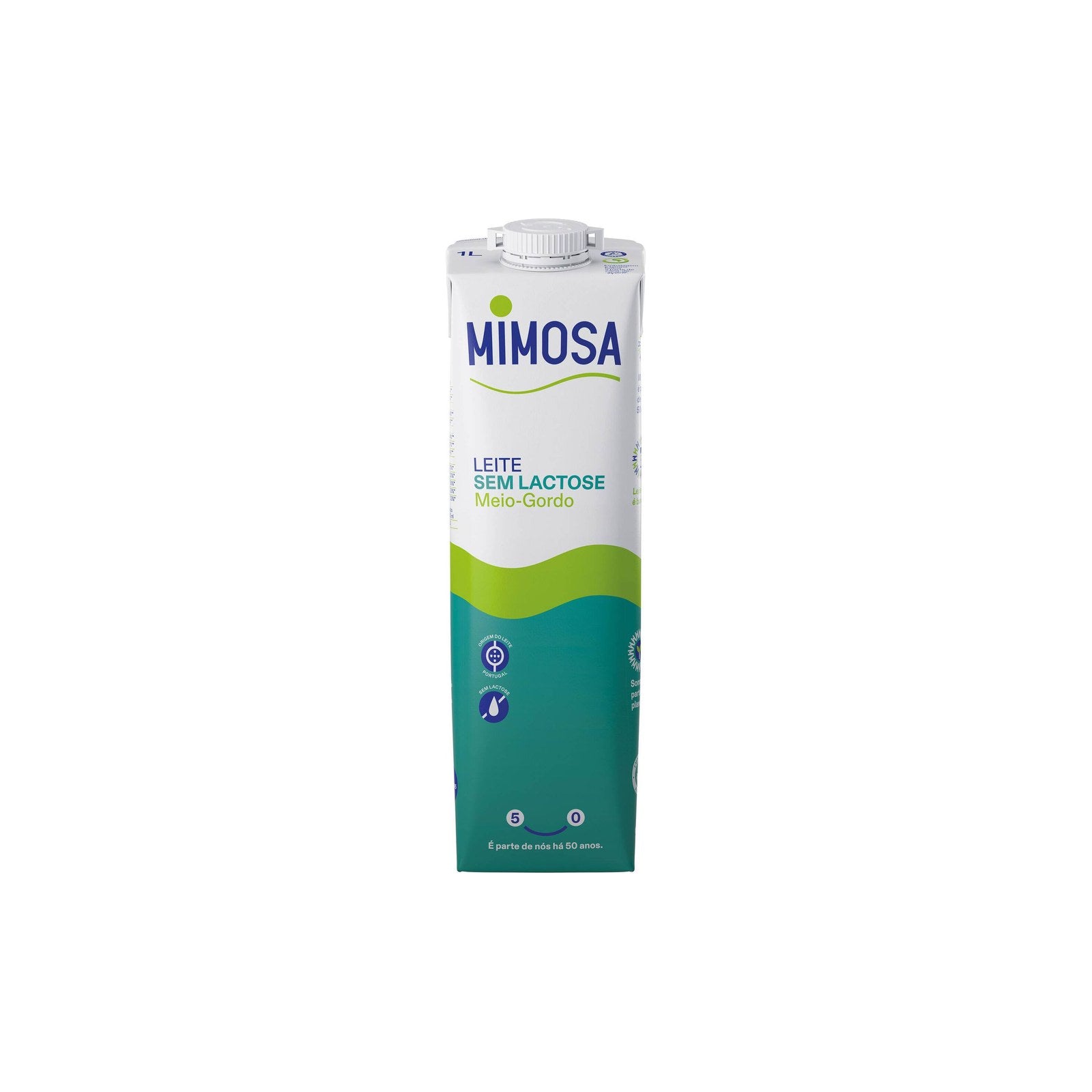 Mimosa Leite Meio Gordo Sem Lactose 1 L