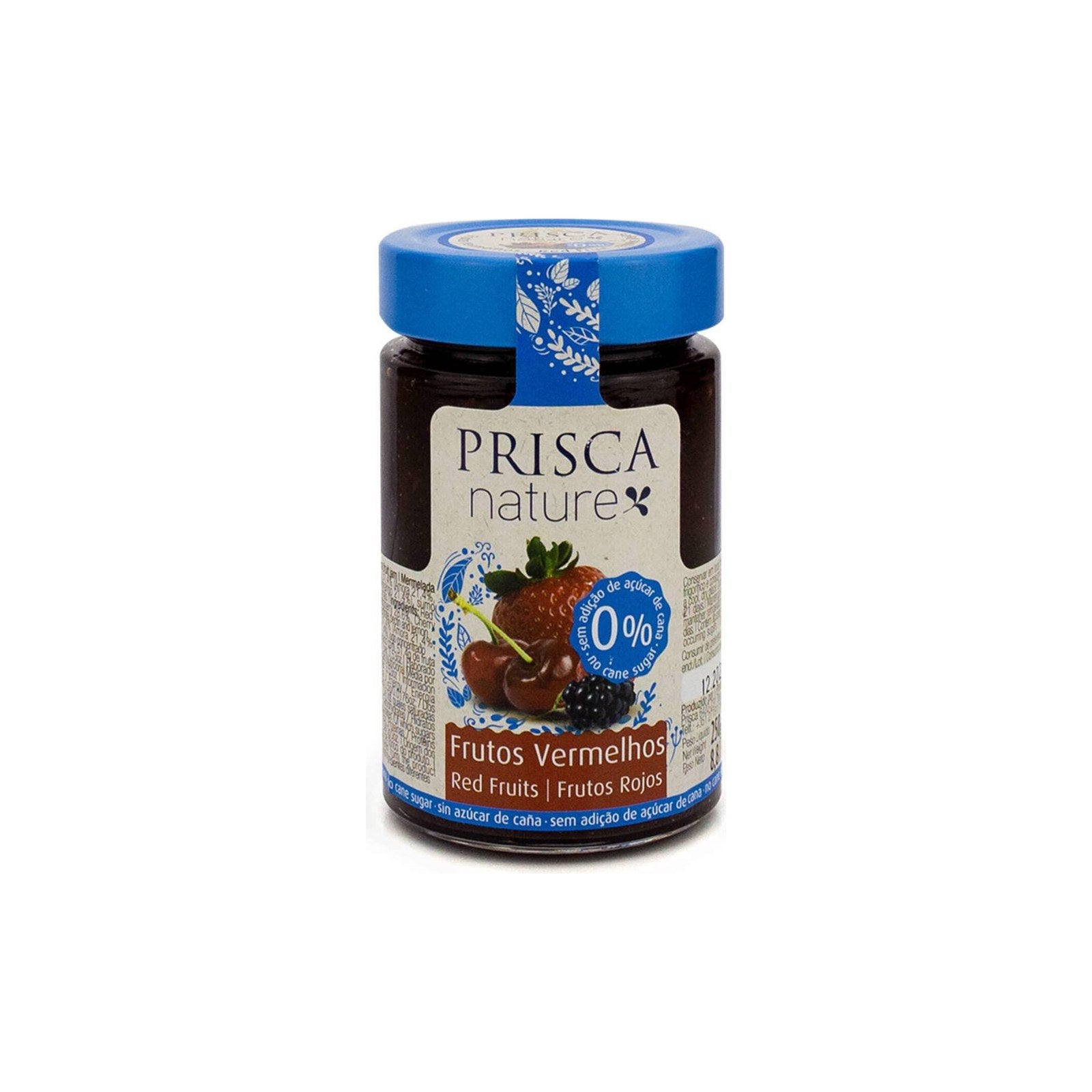 Casa da Prisca Doce Frutos Vermelhos sem Açúcar 250 gr