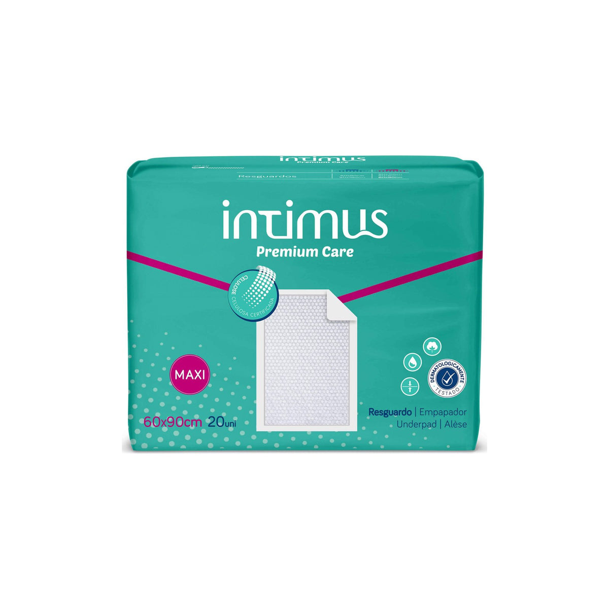 Intimus Resguardos Protectores Premium Care Maxi 60 x 90 cm 20 un
