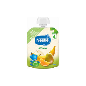 Nestlé Pacotinho 4 Frutas (+4 meses) sem glúten 90 gr