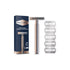 King C Gillette Máquina de Barbear Lâmina Dupla + 5 Recargas