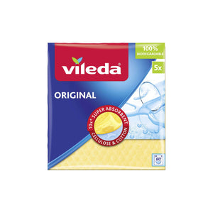 Vileda Pano Esponja Biodegradável 5 un