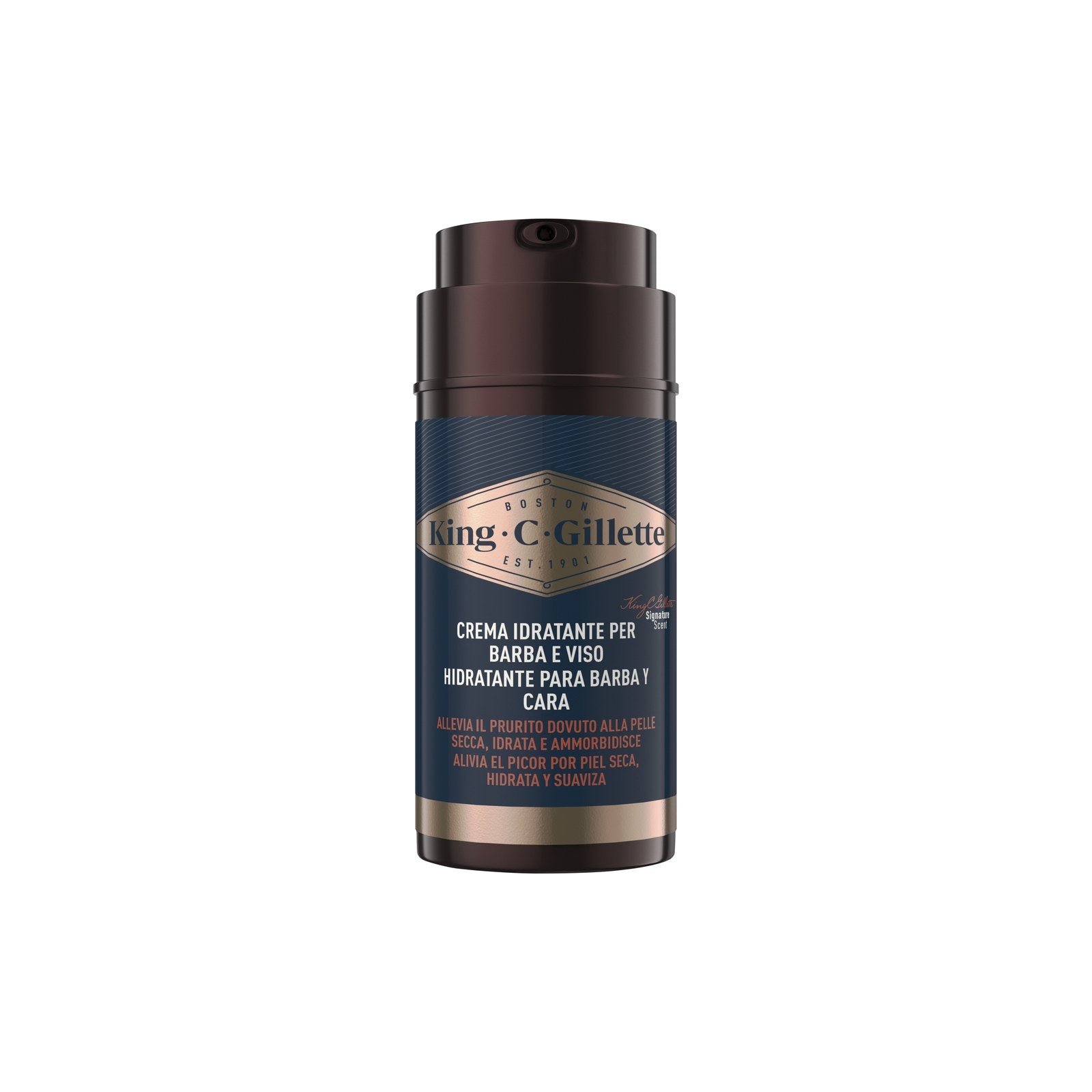 King C Gillette Hidratante Cara e Barba 100 ml