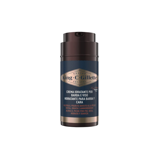 King C Gillette Hidratante Cara e Barba 100 ml