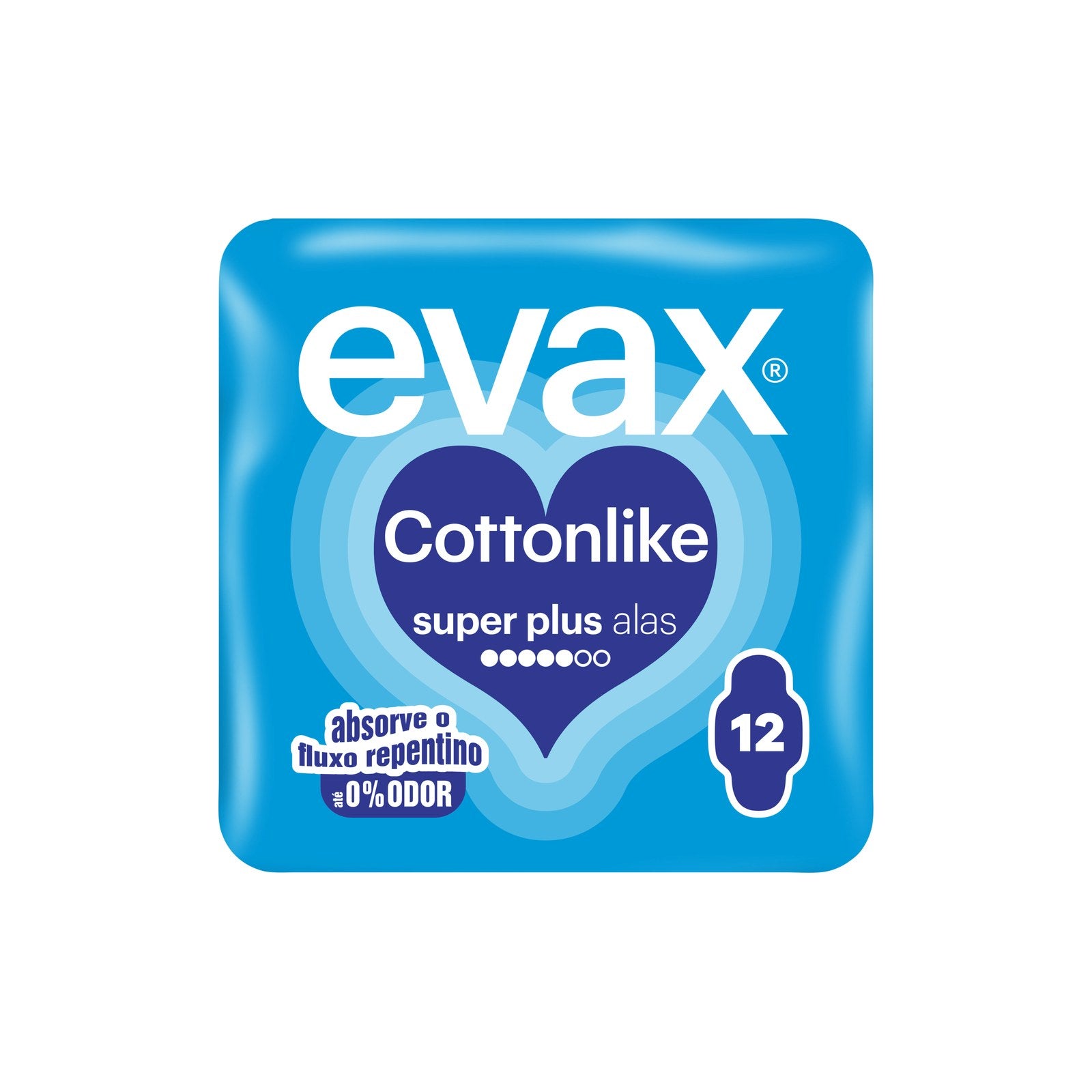 Evax Pensos Higiénicos Cottonlike Superplus Abas 12 un