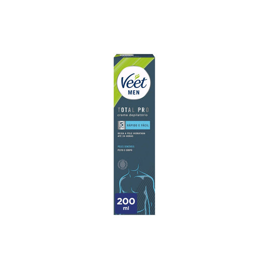 Veet Men Creme Depilatório Peles Sensíveis 200 ml