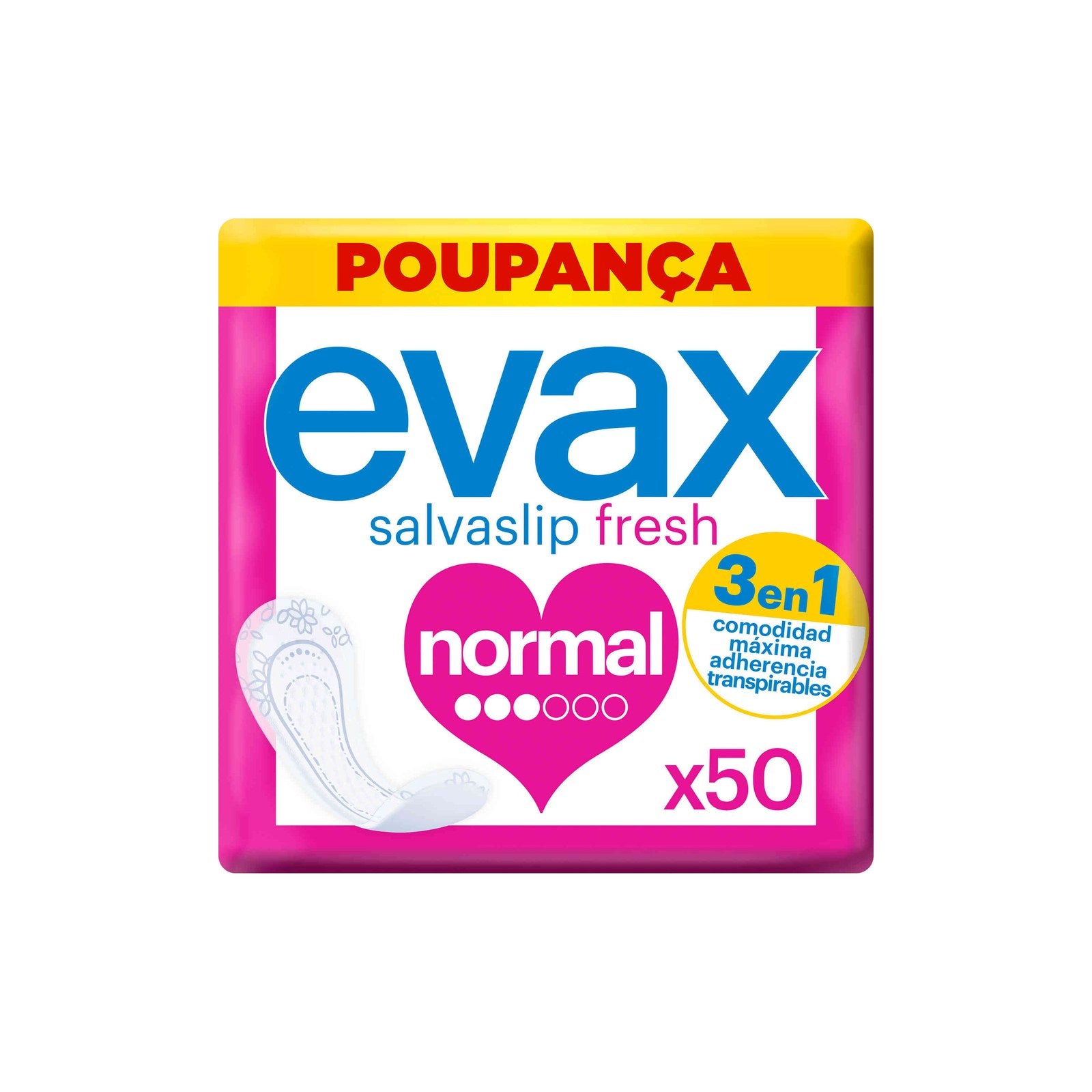 Evax Salvaslip Pensos Diários Normal 50 un
