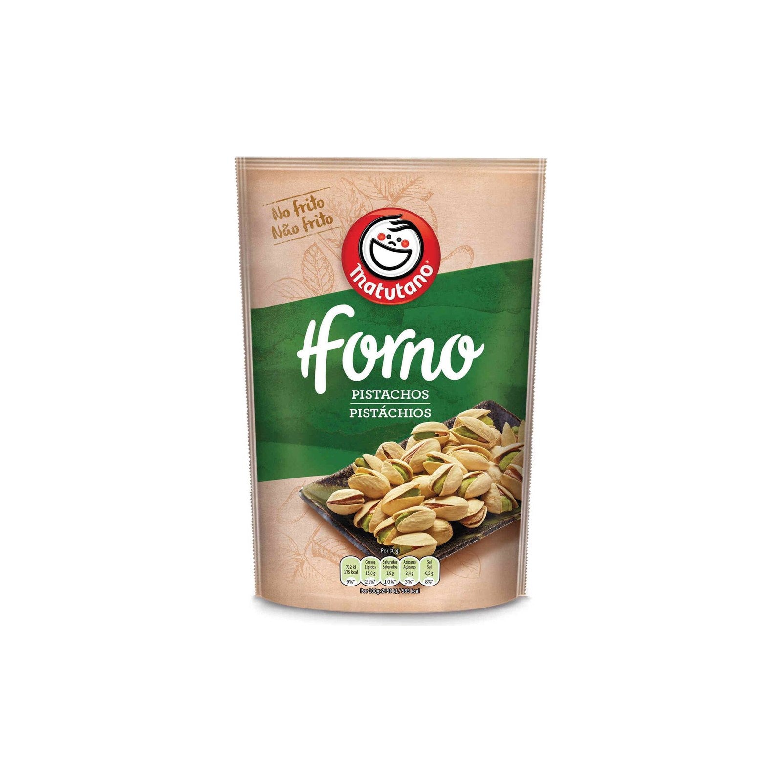 Matutano Snack Pistachio Sal no Forno 70 gr