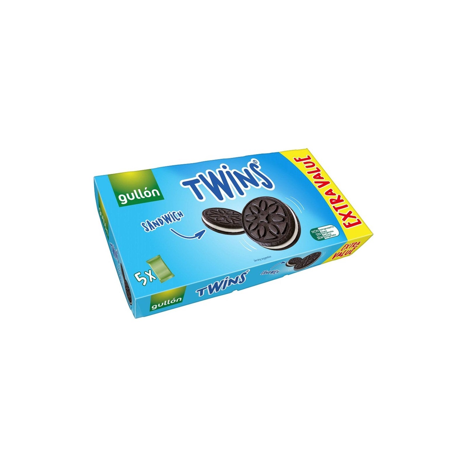 Gullon Twins Bolachas de Cacau Recheadas com Creme 220 gr