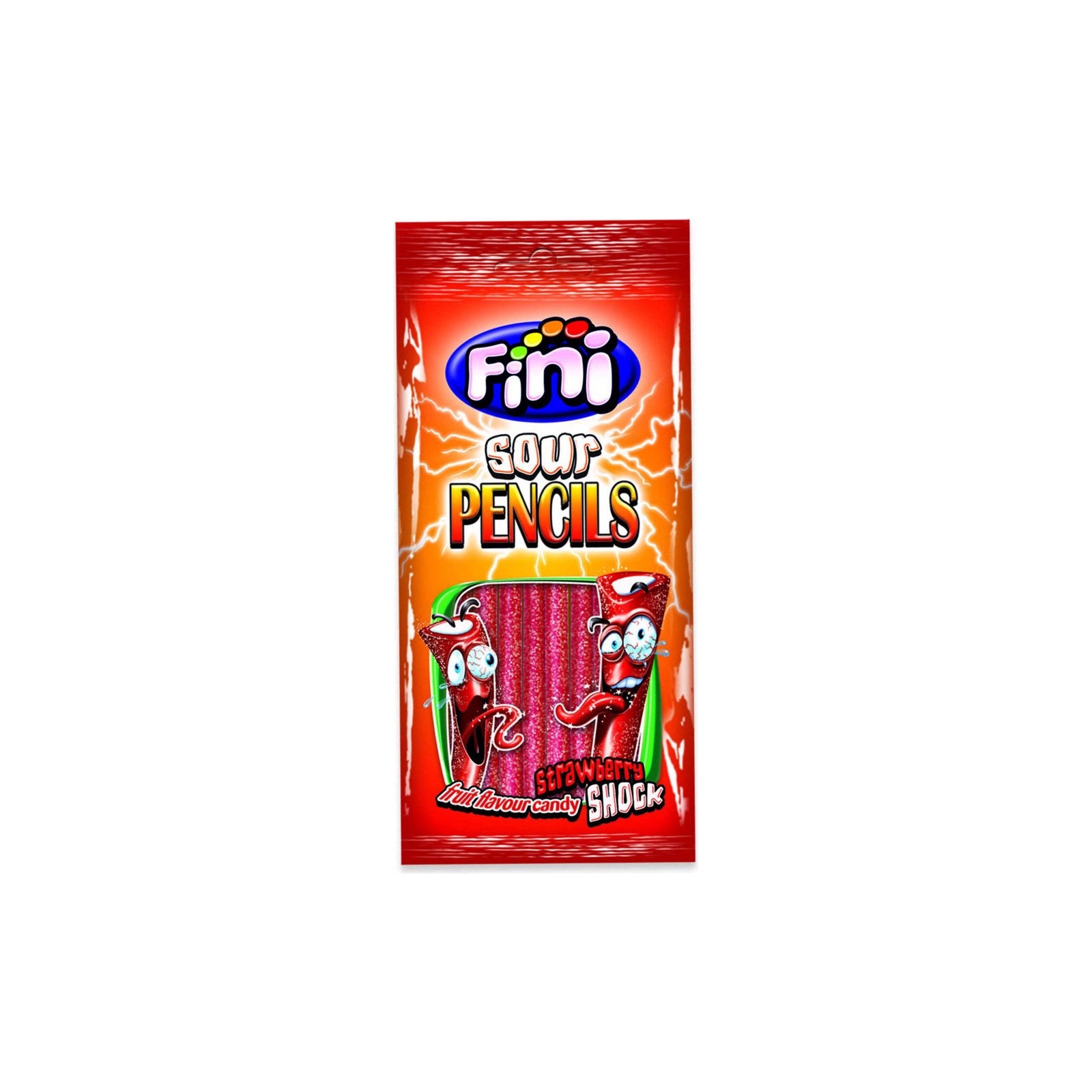 Fini Gomas Sour Pencils Strawberry 100 gr