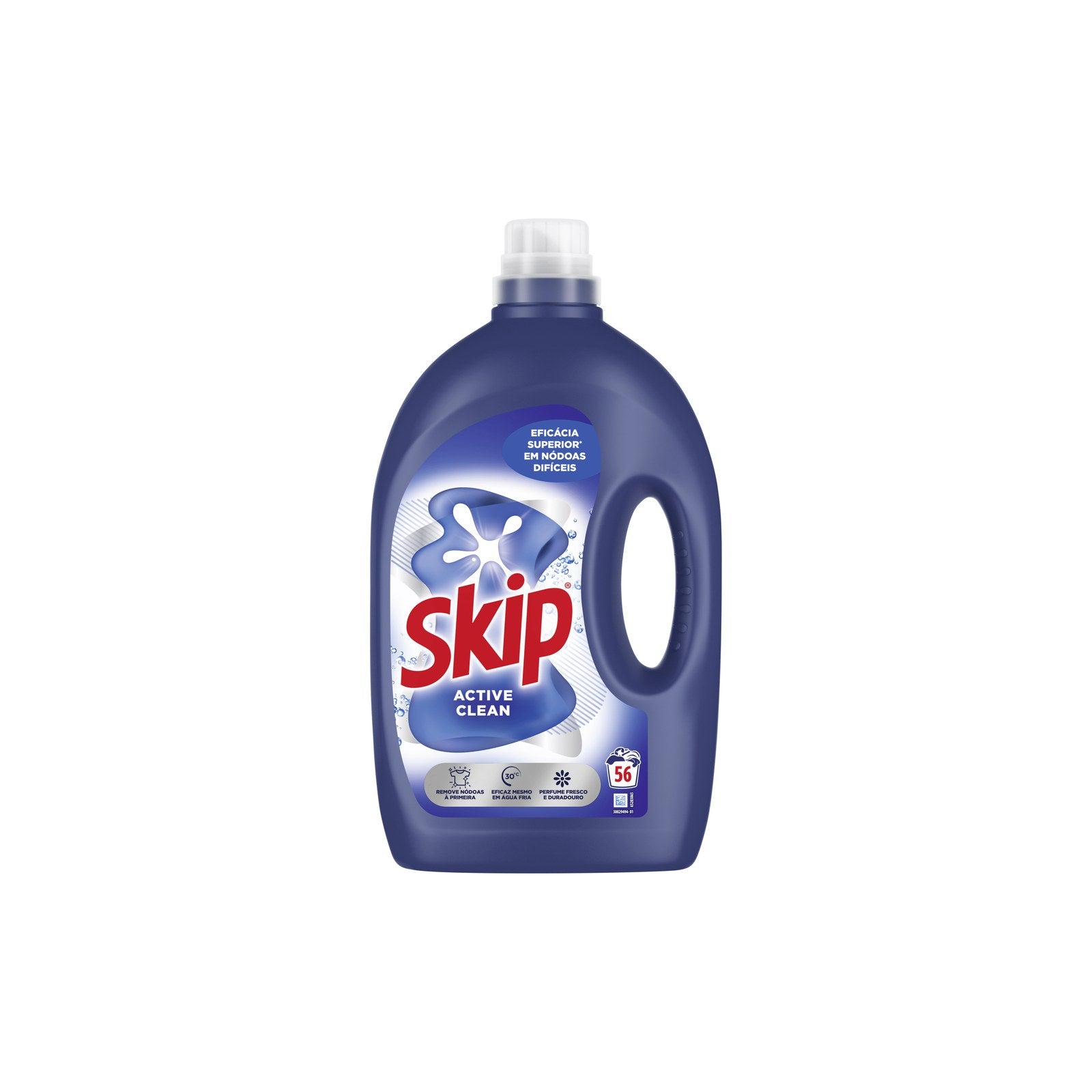 Skip Detergente Máquina Roupa Líquido Active Clean 56 Doses 2.52 L