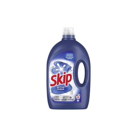 Skip Detergente Máquina Roupa Líquido Active Clean 56 Doses 2.52 L