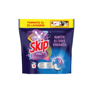 Skip Detergente Máquina Roupa Cores 39 Cápsulas