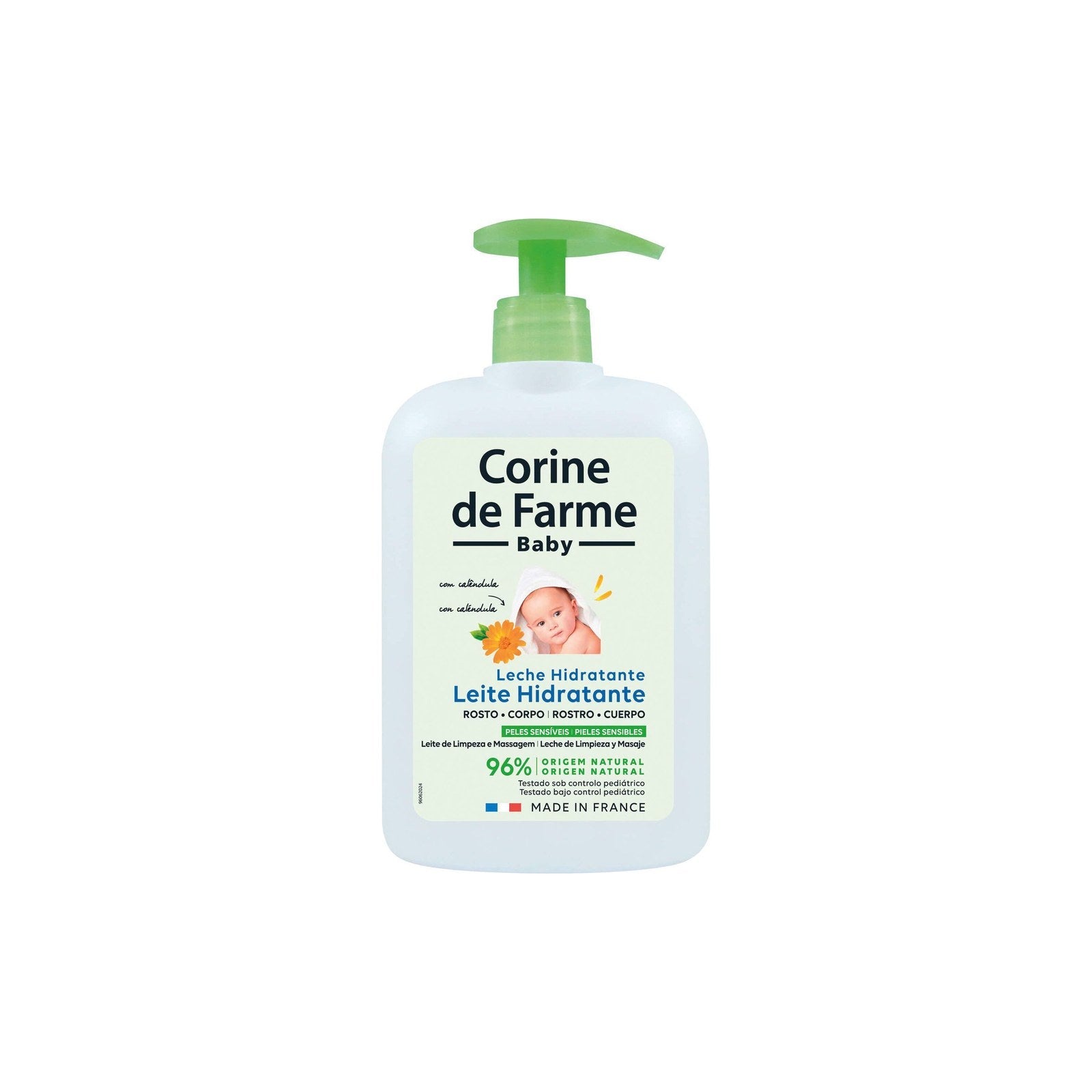 Corine de Farme Baby Leite Hidratante Peles Sensíveis 500 ml