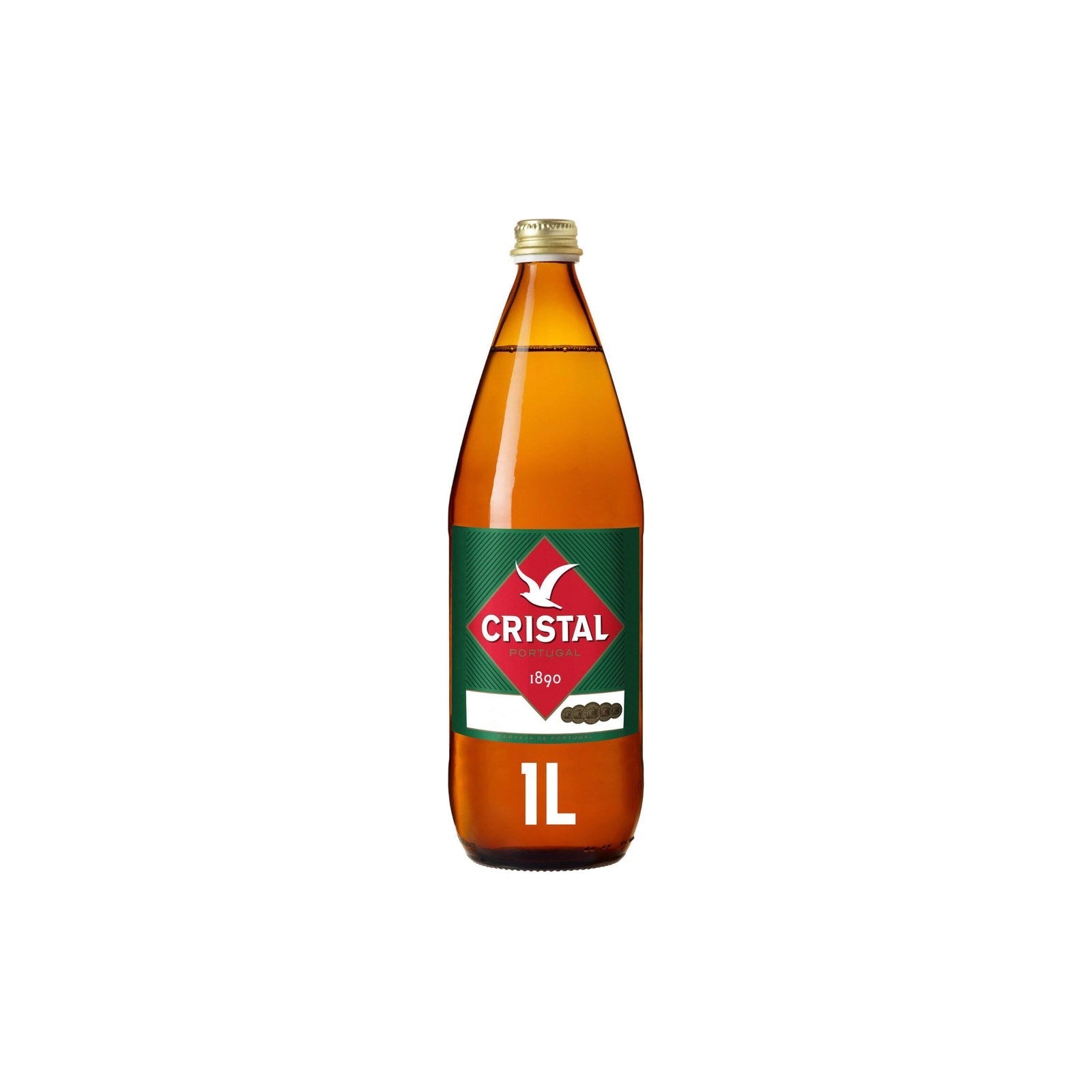 Cristal Cerveja Garrafa TP 1 L